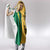 Jamaica Custom Hooded Blanket Ethnic Motifs - Gold Accents