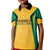 Jamaica Custom Kid Polo Shirt Ethnic Motifs - Gold Accents - Wonder Print Shop