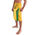 Jamaica Custom Lavalava Ethnic Motifs - Gold Accents - Wonder Print Shop