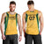 Jamaica Custom Men Tank Top Ethnic Motifs - Gold Accents - Wonder Print Shop
