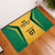 Jamaica Custom Rubber Doormat Ethnic Motifs - Gold Accents - Wonder Print Shop