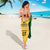 Jamaica Custom Sarong Ethnic Motifs - Gold Accents - Wonder Print Shop