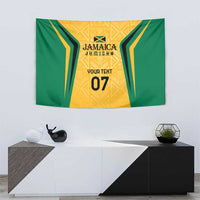Jamaica Custom Tapestry Ethnic Motifs - Gold Accents - Wonder Print Shop