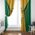 Jamaica Custom Window Curtain Ethnic Motifs - Gold Accents - Wonder Print Shop