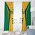 Jamaica Custom Window Curtain Ethnic Motifs - Gold Accents - Wonder Print Shop