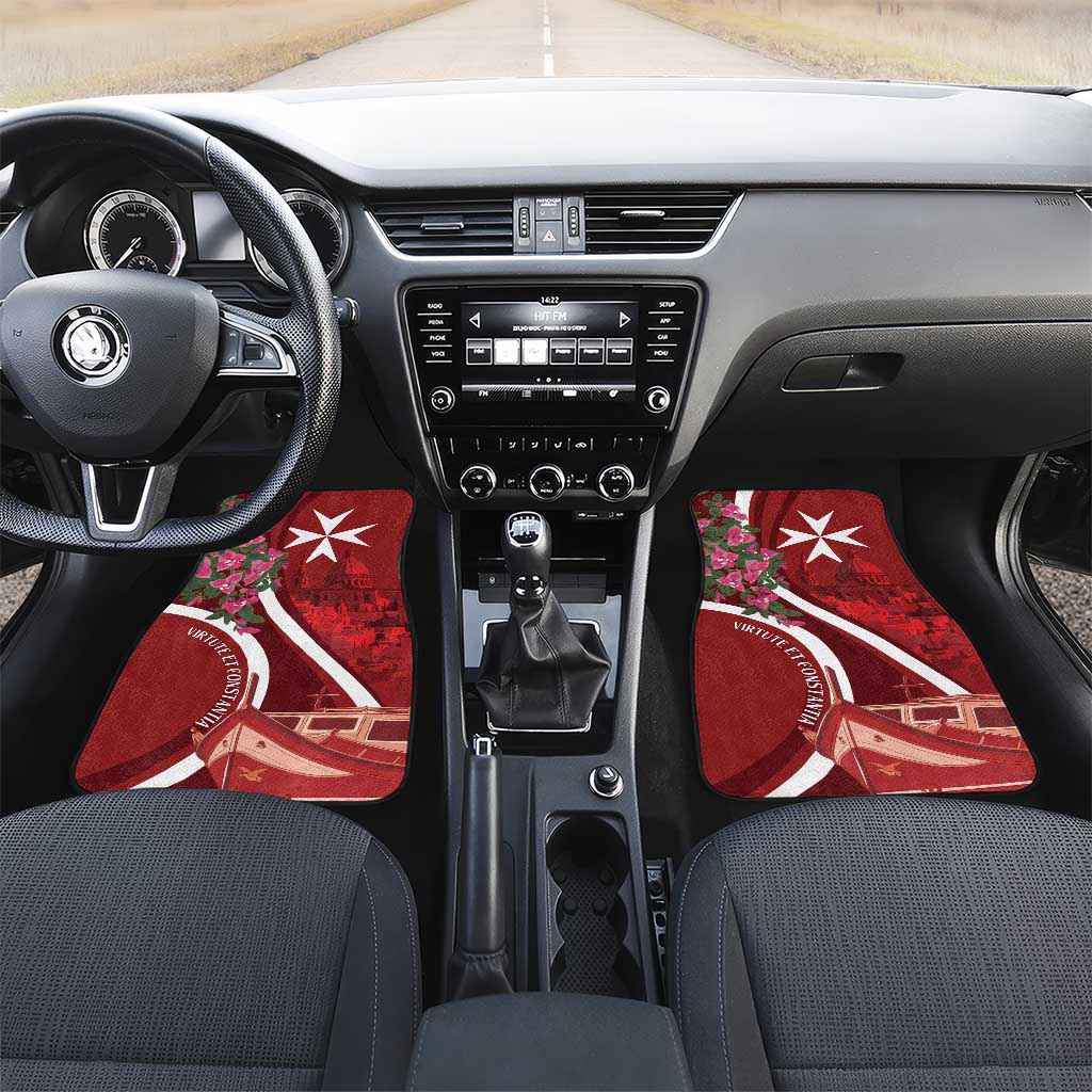 Inħobbok Malta Car Mats Bougainville and Luzzu