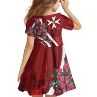 Inħobbok Malta Family Matching Off Shoulder Short Dress and Hawaiian Shirt Bougainville and Luzzu