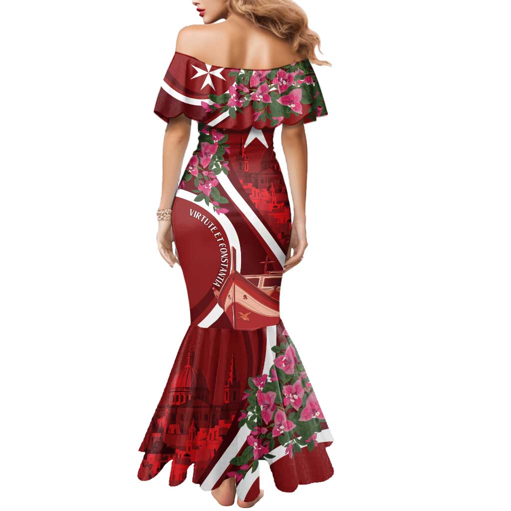 Inħobbok Malta Mermaid Dress Bougainville and Luzzu