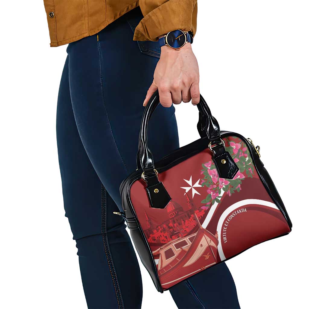 Inħobbok Malta Shoulder Handbag Bougainville and Luzzu