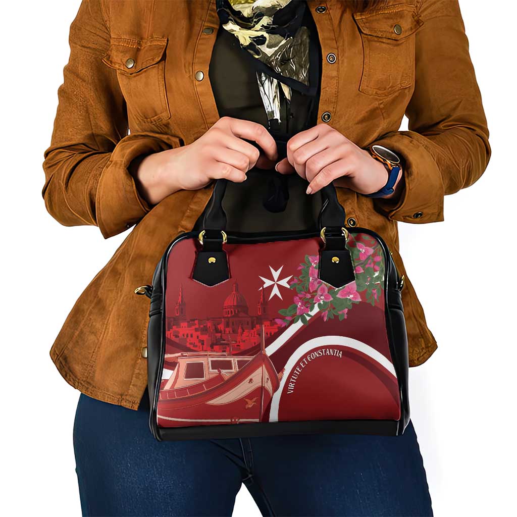 Inħobbok Malta Shoulder Handbag Bougainville and Luzzu