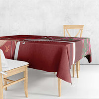 Inħobbok Malta Tablecloth Bougainville and Luzzu