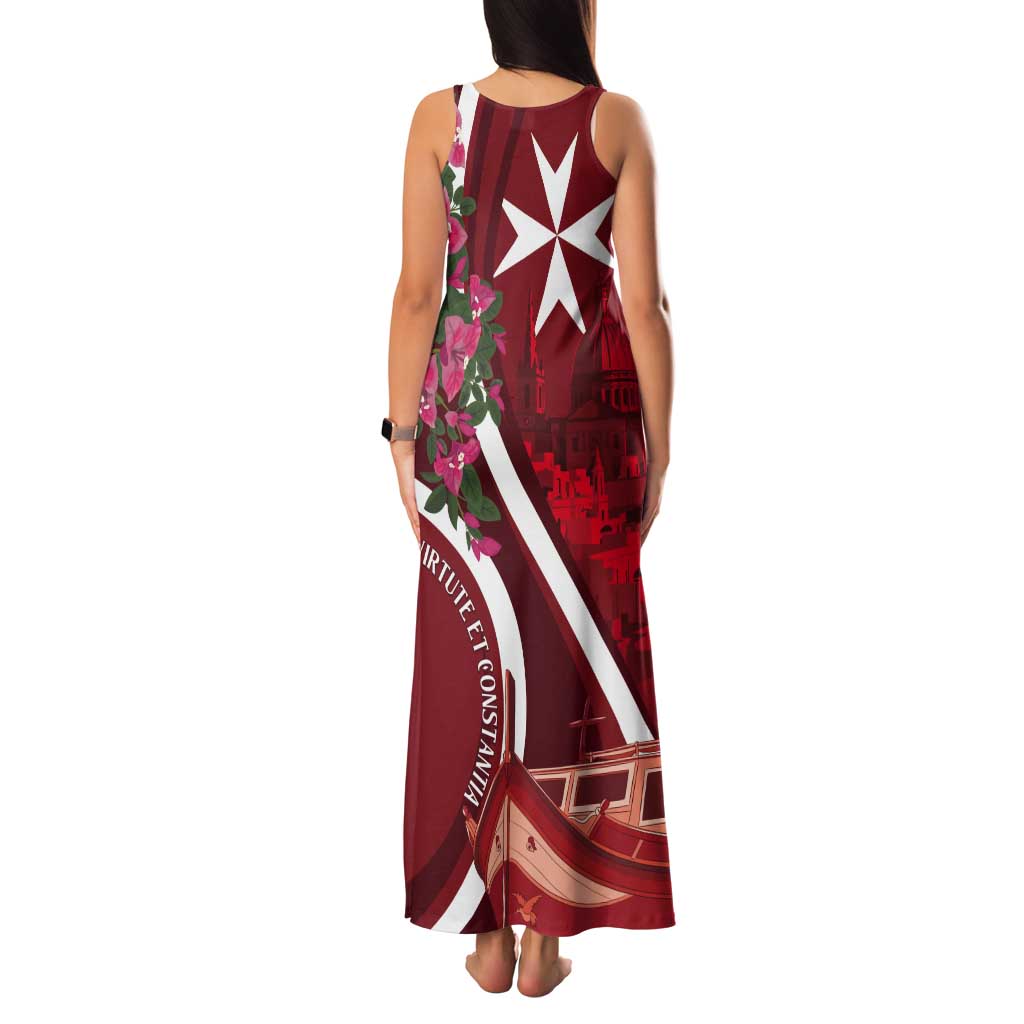 Inħobbok Malta Tank Maxi Dress Bougainville and Luzzu