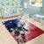 USA Ice Hockey Custom Area Rug Splash Art Abstract Style