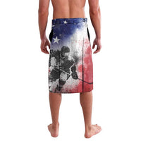 USA Ice Hockey Custom Lavalava Splash Art Abstract Style