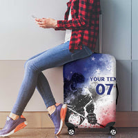 USA Ice Hockey Custom Luggage Cover Splash Art Abstract Style
