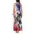 USA Ice Hockey Custom Tank Maxi Dress Splash Art Abstract Style