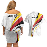 Germany Personalized Couples Matching Off Shoulder Short Dress and Hawaiian Shirt 2025 Nationalelf - GO Deutschland