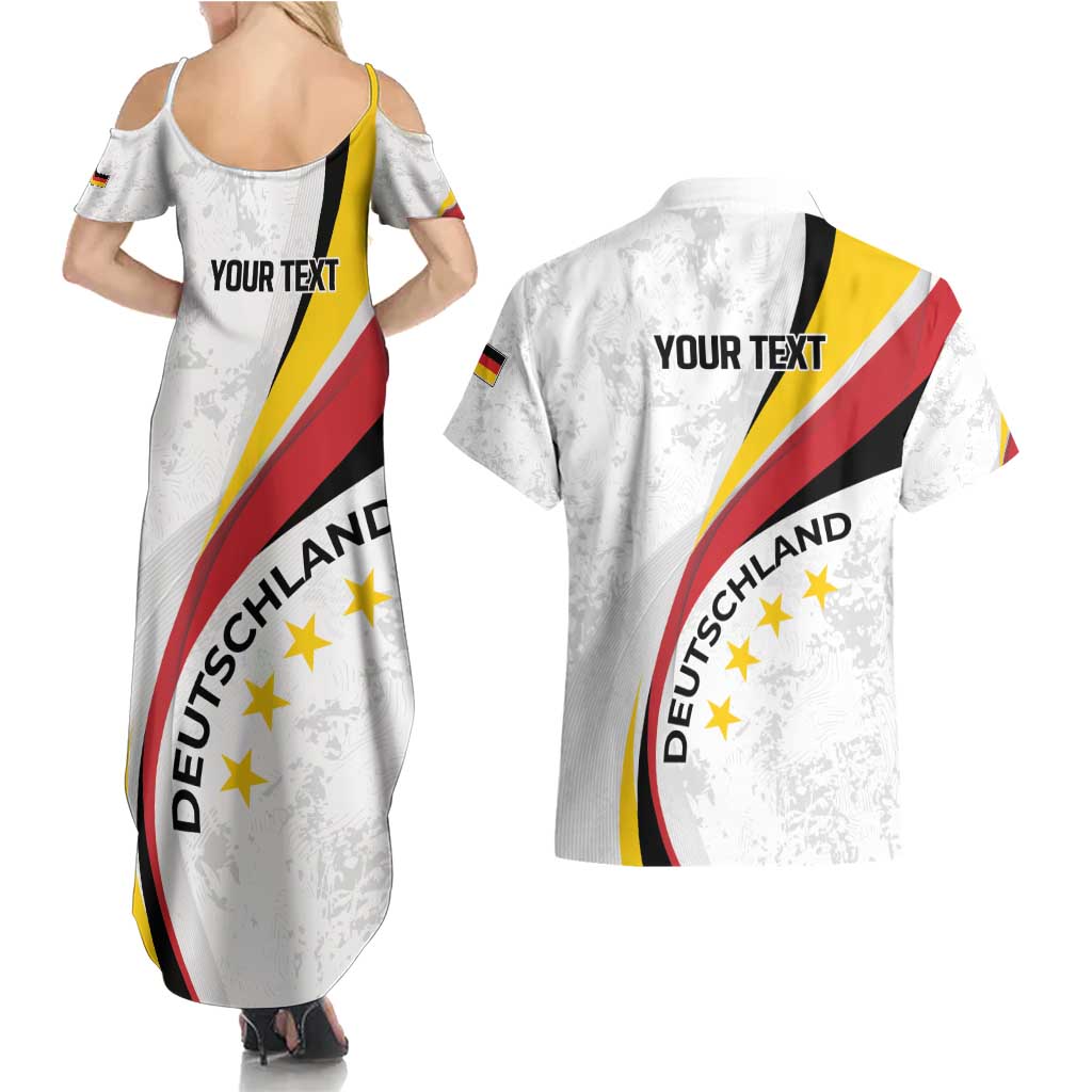Germany Personalized Couples Matching Summer Maxi Dress and Hawaiian Shirt 2025 Nationalelf - GO Deutschland