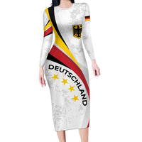 Germany Personalized Family Matching Long Sleeve Bodycon Dress and Hawaiian Shirt 2025 Nationalelf - GO Deutschland