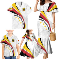 Germany Personalized Family Matching Mermaid Dress and Hawaiian Shirt 2025 Nationalelf - GO Deutschland