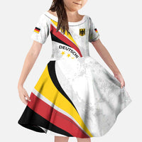 Germany Personalized Family Matching Off Shoulder Maxi Dress and Hawaiian Shirt 2025 Nationalelf - GO Deutschland