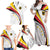Germany Personalized Family Matching Off Shoulder Maxi Dress and Hawaiian Shirt 2025 Nationalelf - GO Deutschland