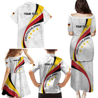 Germany Personalized Family Matching Puletasi and Hawaiian Shirt 2025 Nationalelf - GO Deutschland