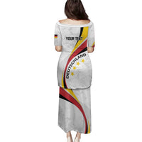 Germany Personalized Family Matching Puletasi and Hawaiian Shirt 2025 Nationalelf - GO Deutschland