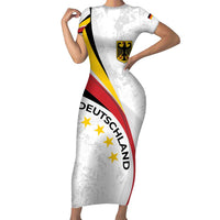 Germany Personalized Family Matching Short Sleeve Bodycon Dress and Hawaiian Shirt 2025 Nationalelf - GO Deutschland