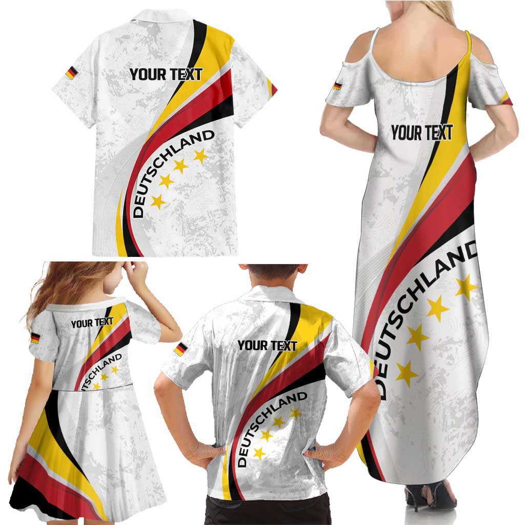 Germany Personalized Family Matching Summer Maxi Dress and Hawaiian Shirt 2025 Nationalelf - GO Deutschland