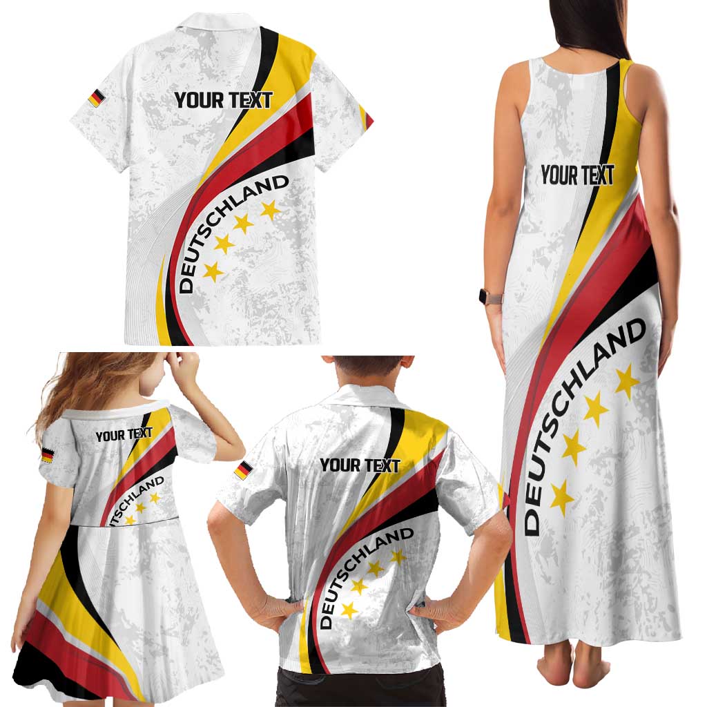 Germany Personalized Family Matching Tank Maxi Dress and Hawaiian Shirt 2025 Nationalelf - GO Deutschland