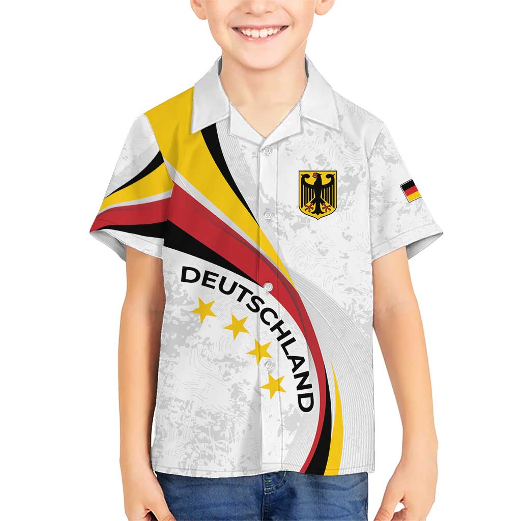 Germany Personalized Kid Hawaiian Shirt 2025 Nationalelf - GO Deutschland