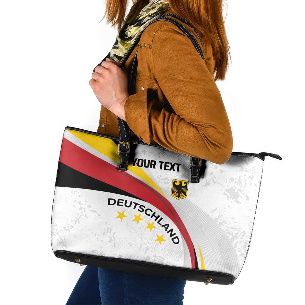 Germany Personalized Leather Tote Bag 2025 Nationalelf - GO Deutschland