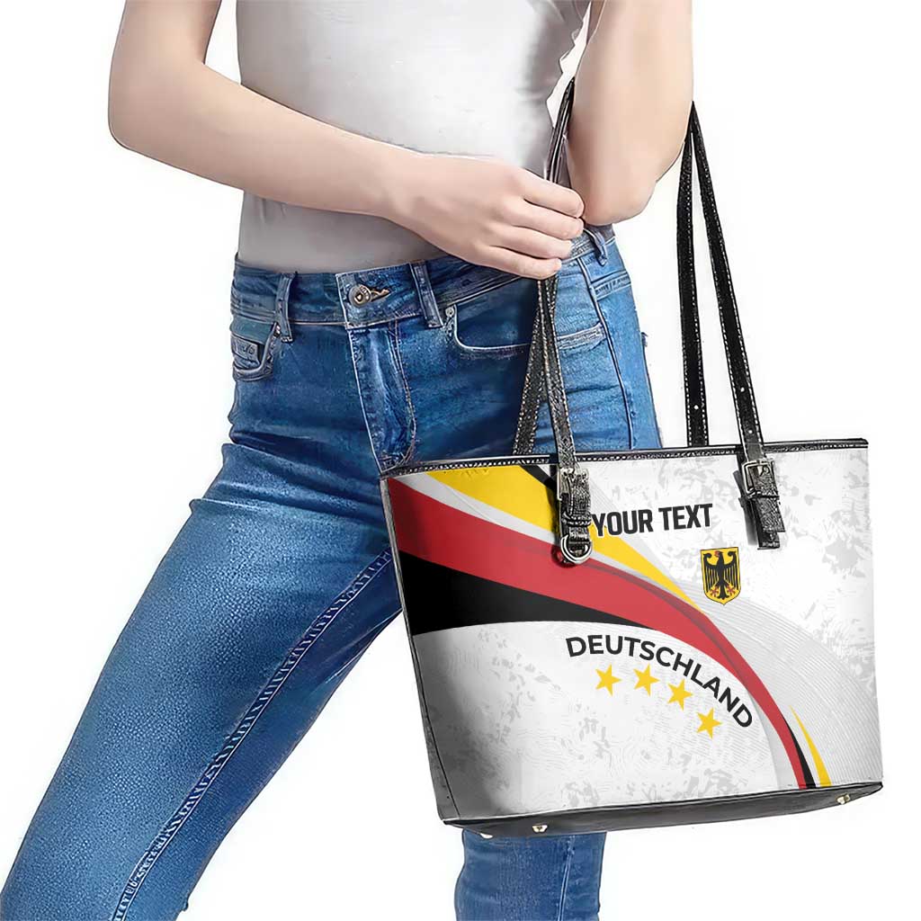 Germany Personalized Leather Tote Bag 2025 Nationalelf - GO Deutschland