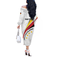 Germany Personalized Off The Shoulder Long Sleeve Dress 2025 Nationalelf - GO Deutschland