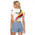 Germany Personalized Raglan Cropped T Shirt 2025 Nationalelf - GO Deutschland
