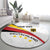 Germany Personalized Round Carpet 2025 Nationalelf - GO Deutschland