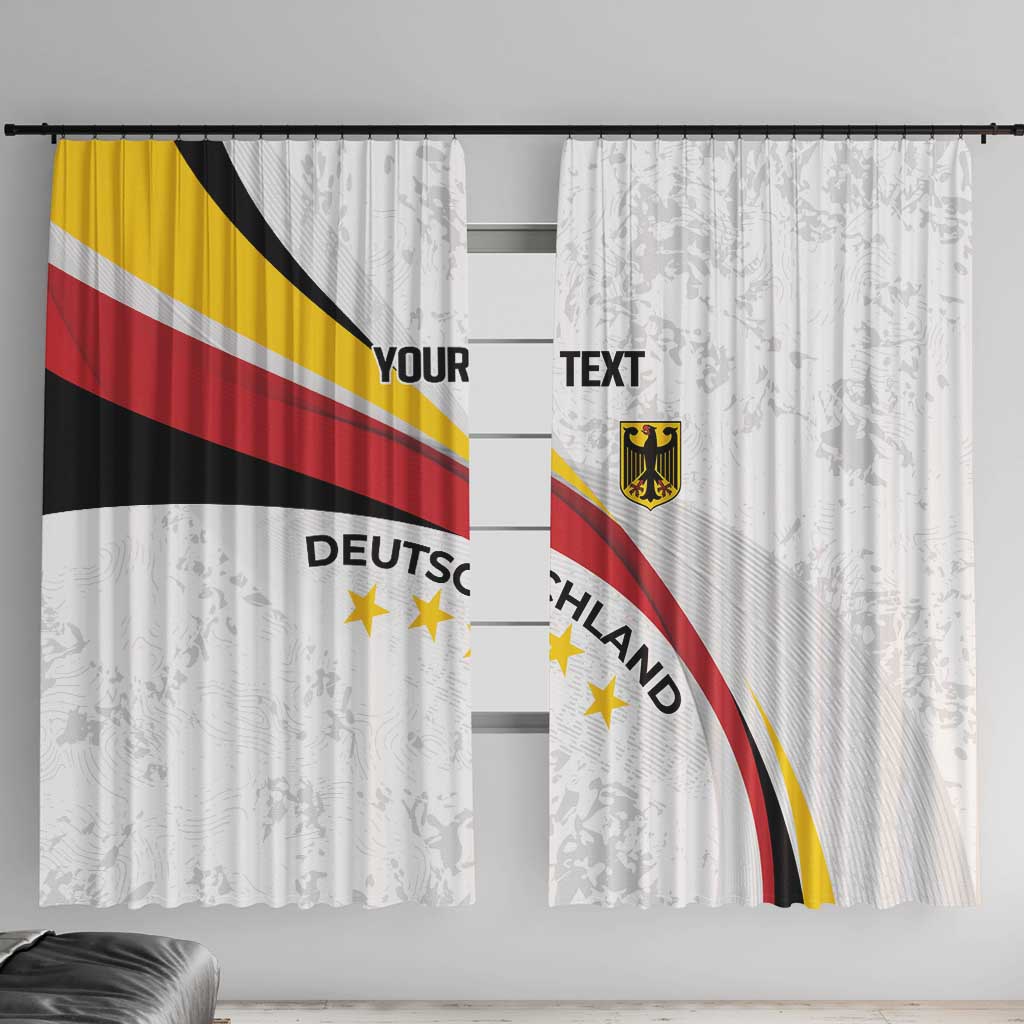 Germany Personalized Window Curtain 2025 Nationalelf - GO Deutschland