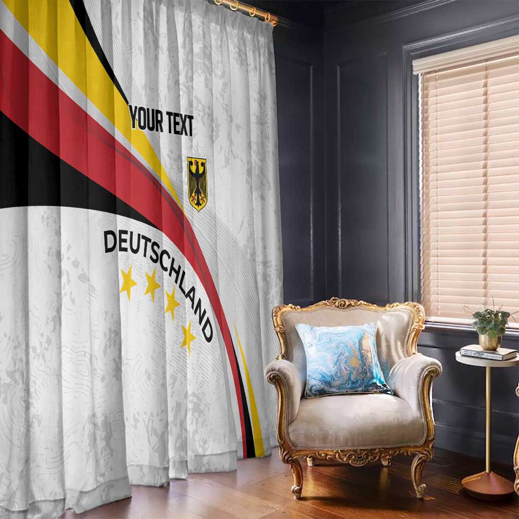 Germany Personalized Window Curtain 2025 Nationalelf - GO Deutschland