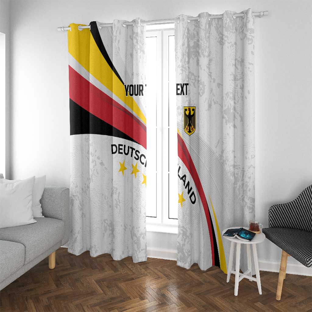 Germany Personalized Window Curtain 2025 Nationalelf - GO Deutschland