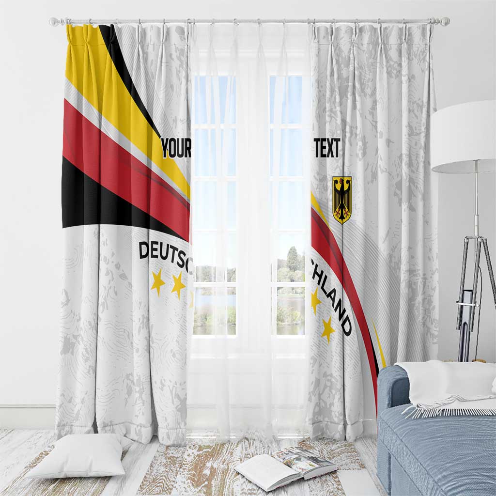Germany Personalized Window Curtain 2025 Nationalelf - GO Deutschland