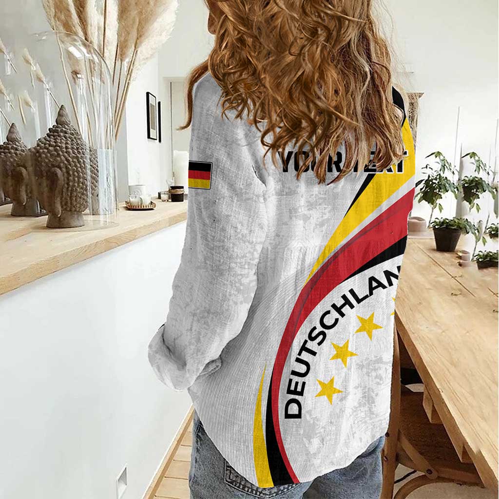 Germany Personalized Women Casual Shirt 2025 Nationalelf - GO Deutschland
