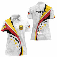Germany Personalized Women Polo Shirt 2025 Nationalelf - GO Deutschland