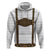 Germany Trachten Lederhose Inspired Hoodie Washed Brown