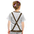 Germany Trachten Lederhose Inspired Kid T Shirt Washed Brown