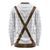 Germany Trachten Lederhose Inspired Long Sleeve Shirt Washed Brown