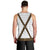 Germany Trachten Lederhose Inspired Men Tank Top Washed Brown