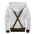 Germany Trachten Lederhose Inspired Sherpa Hoodie Washed Brown