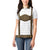 Germany Trachten Lederhose Inspired Women Polo Shirt Washed Brown