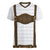 Germany Trachten Lederhose Inspired Women V-Neck T-Shirt Washed Brown